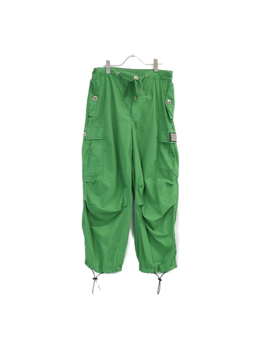 Dolce & Gabbana Gdaxu Green High Waist Cargo Pants 42